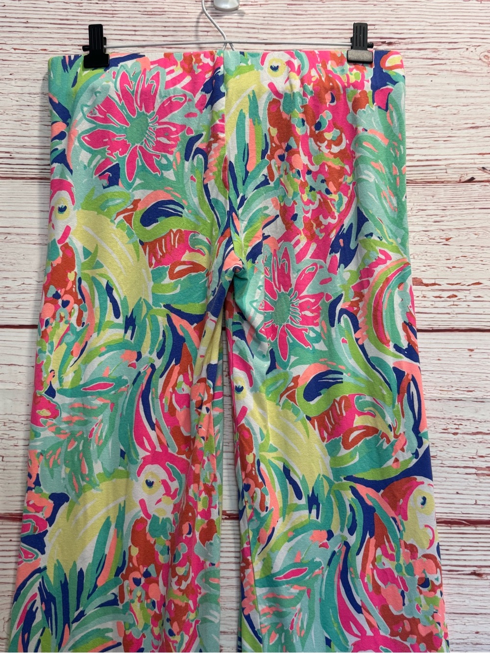 Lilly Pulitzer Georgia May Palazzo Pant in Multi Casa Banana Sz M - Picture 8 of 11
